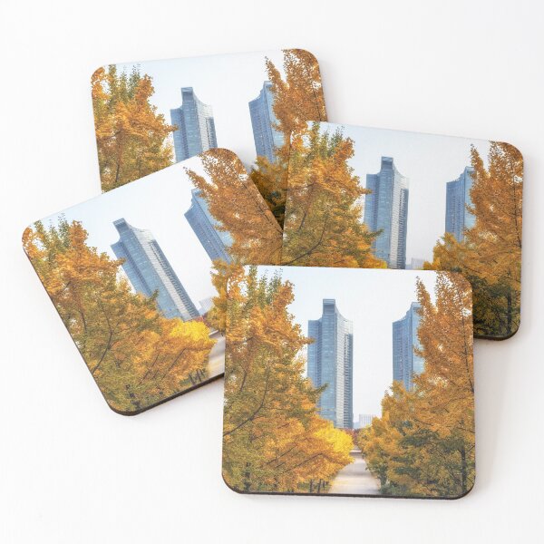 Item preview, Seoul Forest Gingko tree lane designed and sold by aaronchoi.