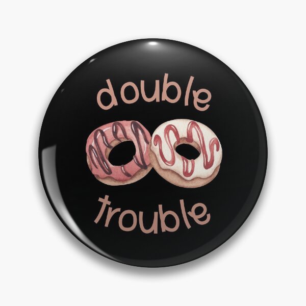 Item preview, Doughnut Double Trouble Chocolate Glazed Donut designed and sold by Legit Hooligan.