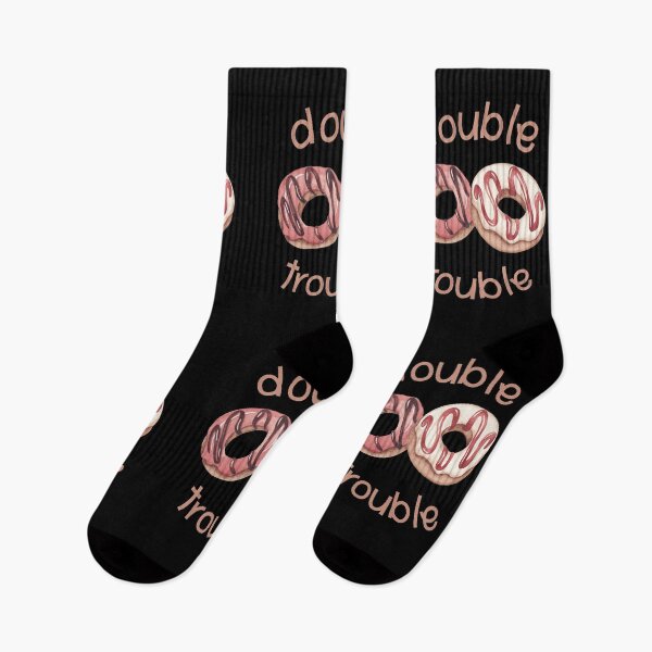 Item preview, Doughnut Double Trouble Chocolate Glazed Donut designed and sold by Legit Hooligan.