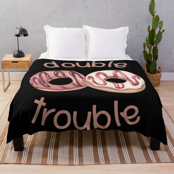 Item preview, Doughnut Double Trouble Chocolate Glazed Donut designed and sold by Legit Hooligan.