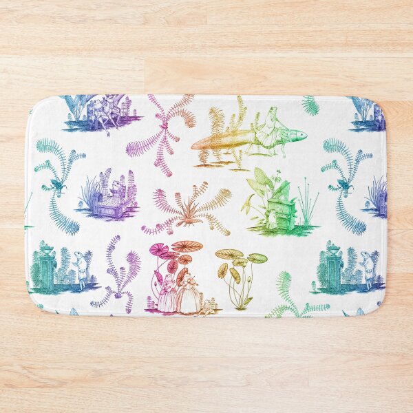 Item preview, Frog Toile (Rainbow) designed and sold by Vincent Briggs.