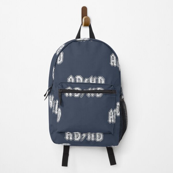 Item preview, ADHD Distressed White Outline Edition Funny designed and sold by Pomcloset.