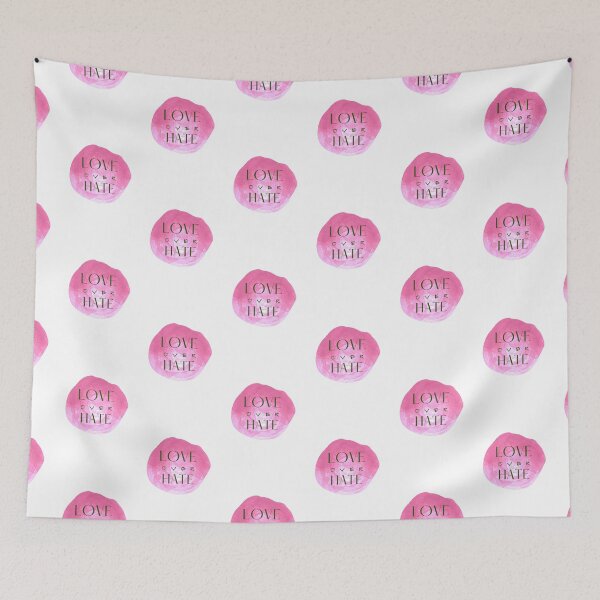 Item preview, Love over Hate (dusty magenta)  designed and sold by CheekyGrace.