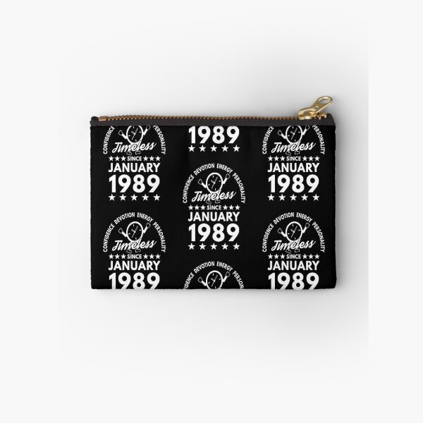 Item preview, January Birthday Timeless Person - 1989 - White Text designed and sold by MoonsmileProd.