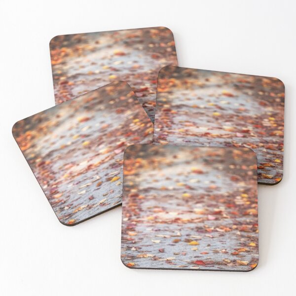 Item preview, Leaves fallen on a road designed and sold by aaronchoi.