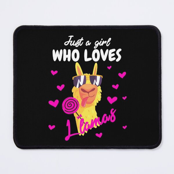 Item preview, Just a girl who loves LLAMAS designed and sold by Melin-aRT.