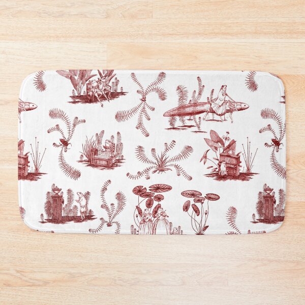 Item preview, Frog Toile (Red) designed and sold by Vincent Briggs.