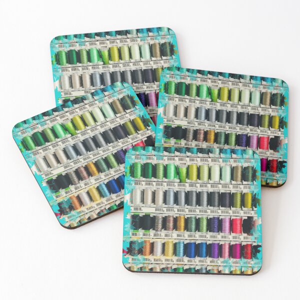 Item preview, Colorful thread Turquoise frame by Iritof designed and sold by iritof.