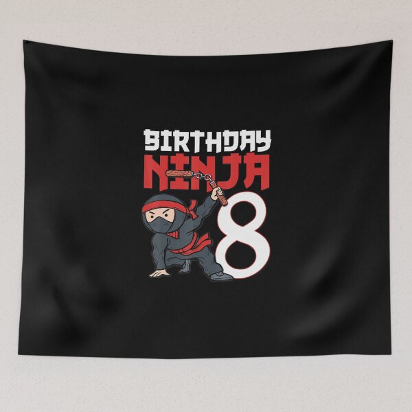 Item preview, 8th Birthday Ninja Im 8 Years Old Bday Party Best Boy designed and sold by JohannesLang.