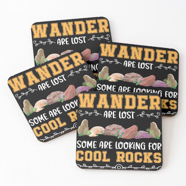 Item preview, All Who Wonder Are Looking For Cool Rocks Earth designed and sold by MakeGoodChoices.