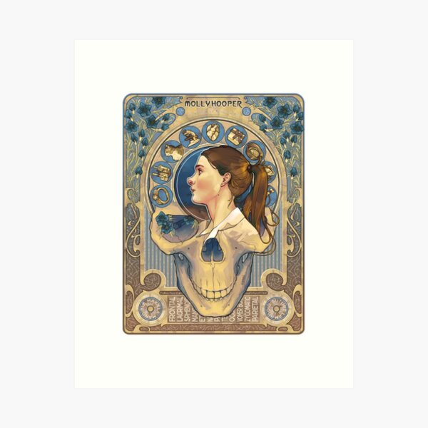 Molly Hooper Art Nouveau Art Print