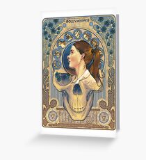 Molly Hooper Art Nouveau Greeting Card