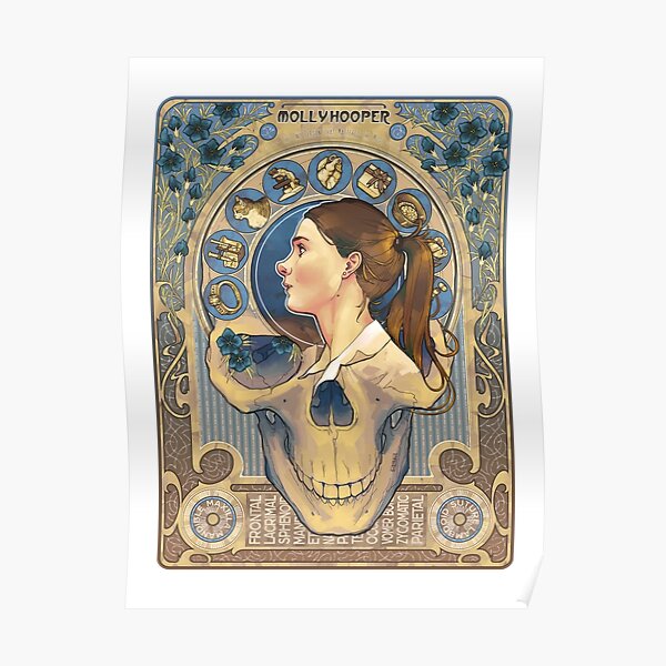 Molly Hooper Art Nouveau Poster