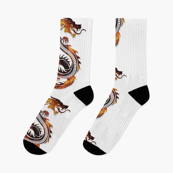 Item preview, Dragon Premium 3D look Fire Background Zodiac sign designed and sold by Tshirtstory.