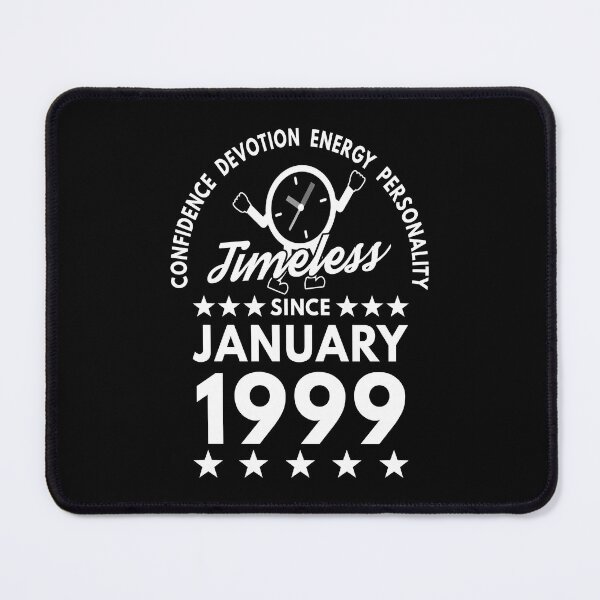 Item preview, January Birthday Timeless Person - 1999 - White Text designed and sold by MoonsmileProd.