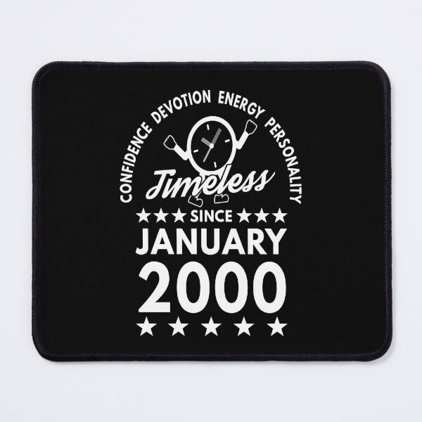 Item preview, January Birthday Timeless Person - 2000 - White Text designed and sold by MoonsmileProd.