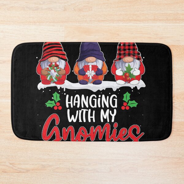 Artikelvorschau, Hanging With My Gnomies Christmas Funny Three entworfen und verkauft von MakeGoodChoices.