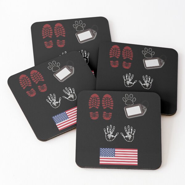 Item preview, Heroes Don't Wear Capes They Wear Dog Tags designed and sold by FridPix.