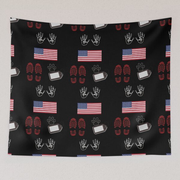 Item preview, Heroes Don't Wear Capes They Wear Dog Tags designed and sold by FridPix.