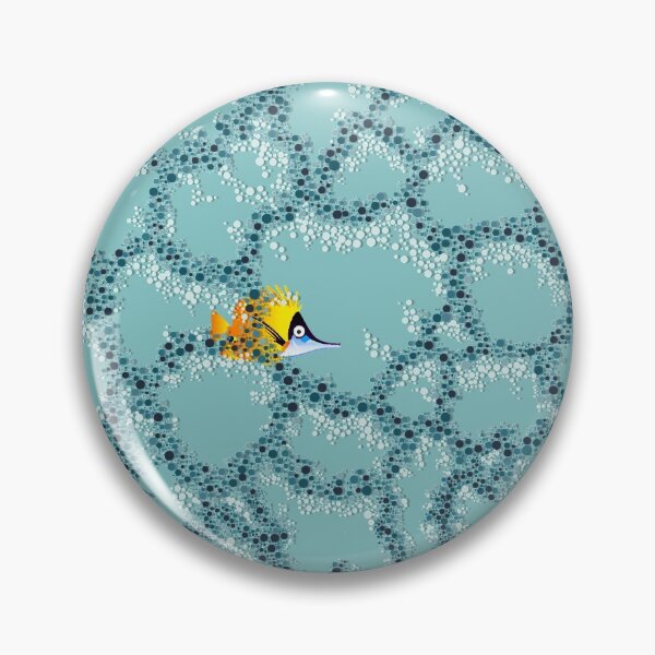 Item preview, Dotty Ocean Wave Pattern - with Fish designed and sold by Swags.