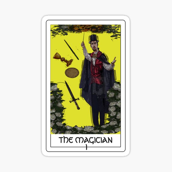 The Magician Tarot bywhacky Sticker