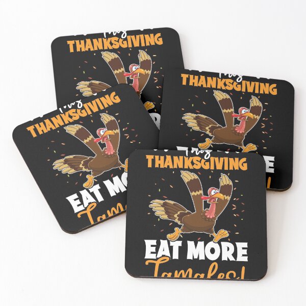 Aperçu de l'œuvre Ce Thanksgiving mangez plus de Tamales Drôle Turquie créée et vendue par MakeGoodChoices.