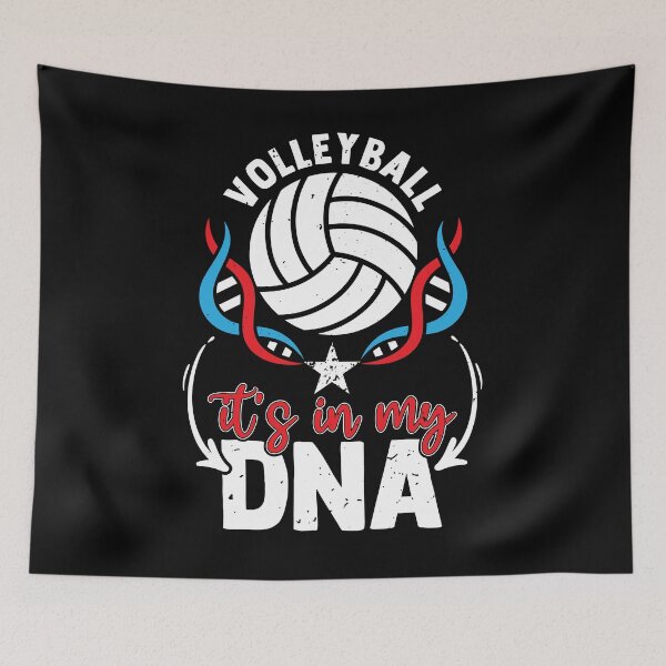 Item preview, Volleyball It’s In My DNA Funny Volleyball Player designed and sold by MakeGoodChoices.