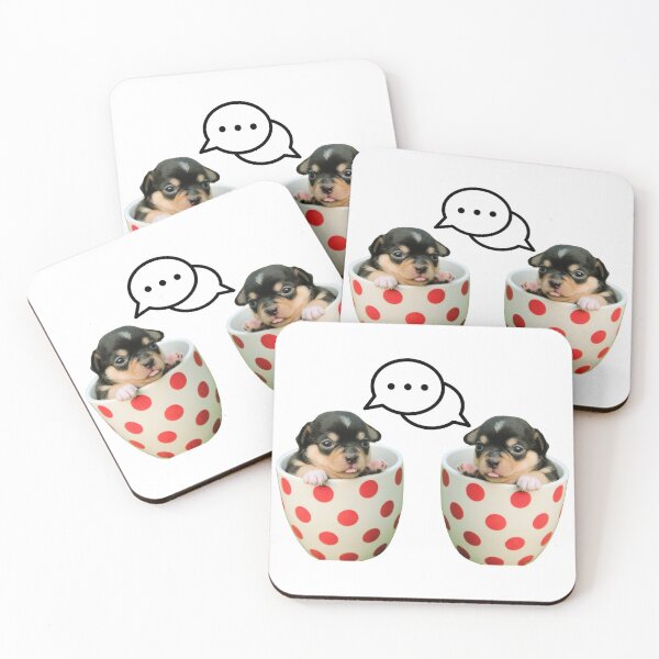 Item preview, Puppies Conversation designed and sold by nuvalonstyles.