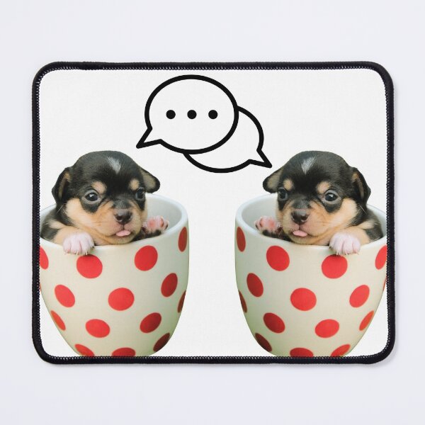 Item preview, Puppies Conversation designed and sold by nuvalonstyles.