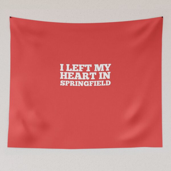 Item preview, I Left My Heart In Springfield Love Native Homesick T-Shirt designed and sold by AlwaysAwesome.