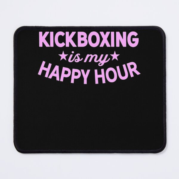 Item preview, Cute Funny Kickboxing My Happy Hour Workout Athletic designed and sold by JohannesLang.