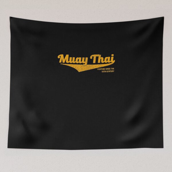 Item preview, Distressed Muay Thai Kickboxing MMA BJJ Thailand designed and sold by JohannesLang.