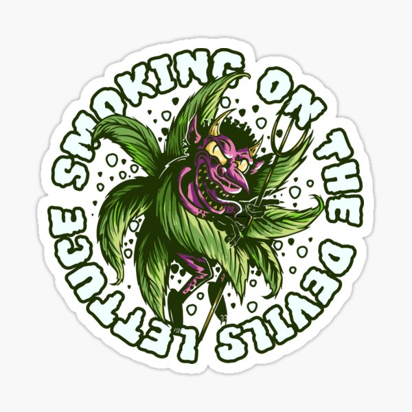 Devil Weed Stickers for Sale | Redbubble