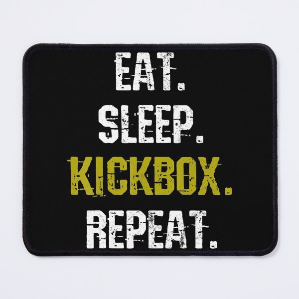 Item preview, Eat Sleep Kickbox Repeat Funny Training designed and sold by JohannesLang.