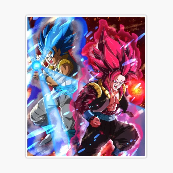 Vegito Blue Evolution & Gogeta 4 Limit Breaker Sticker for Sale