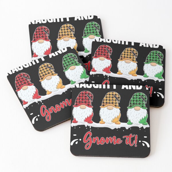 Aperçu de l'œuvre Naughty And I Gnome It Gnomies Crew Christmas créée et vendue par MakeGoodChoices.