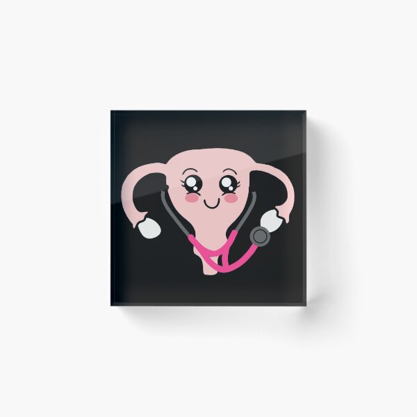 Item preview, Gynecologist uterus with stethoscope designed and sold by Mermaidssparkle.