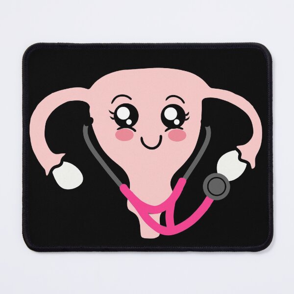 Item preview, Gynecologist uterus with stethoscope designed and sold by Mermaidssparkle.