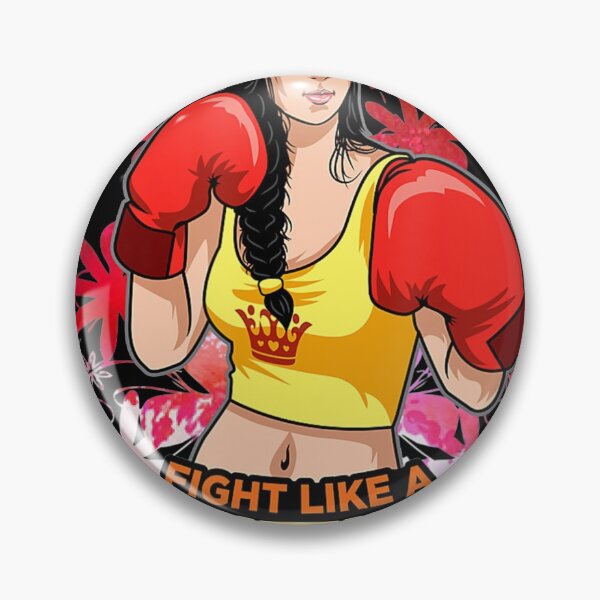 Item preview, Empowered Indian Woman Boxing Magic Kickboxing Girl Fitness designed and sold by JohannesLang.