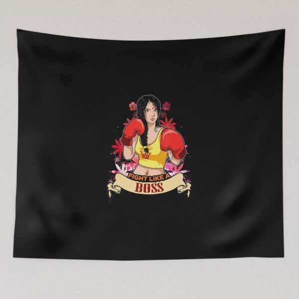Item preview, Empowered Indian Woman Boxing Magic Kickboxing Girl Fitness designed and sold by JohannesLang.
