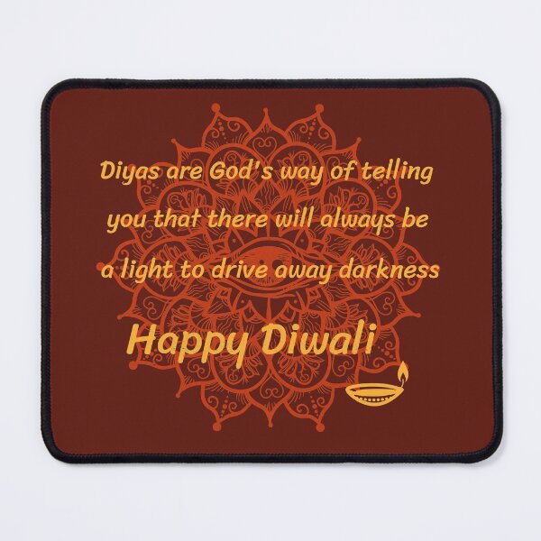 Item preview, Happy Diwali Wishes. Indian Festival of Light Quote designed and sold by Rebel-Design.