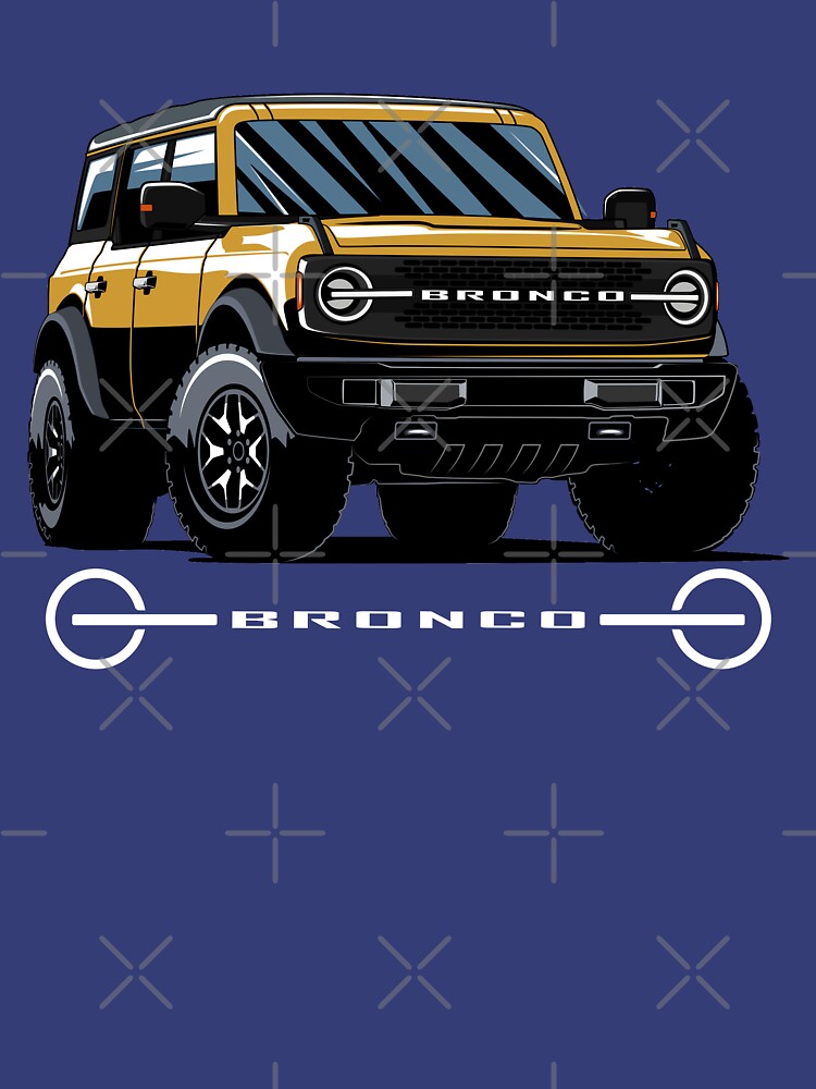 Ford Bronco Classic Adventure Long Sleeve T-Shirt Size: XX-Large Blue