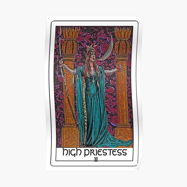 The High Priestess Tarot bywhacky Poster