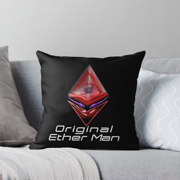 Item preview, Throw Blankets Original Ether Man Sienna Colored Head With Positronic Brain & Dark-purple Eyes White Text designed and sold by Spirit-World.