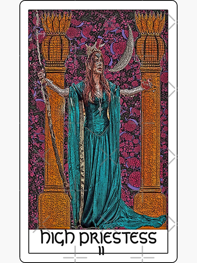 The High Priestess Tarot bywhacky by bywhacky