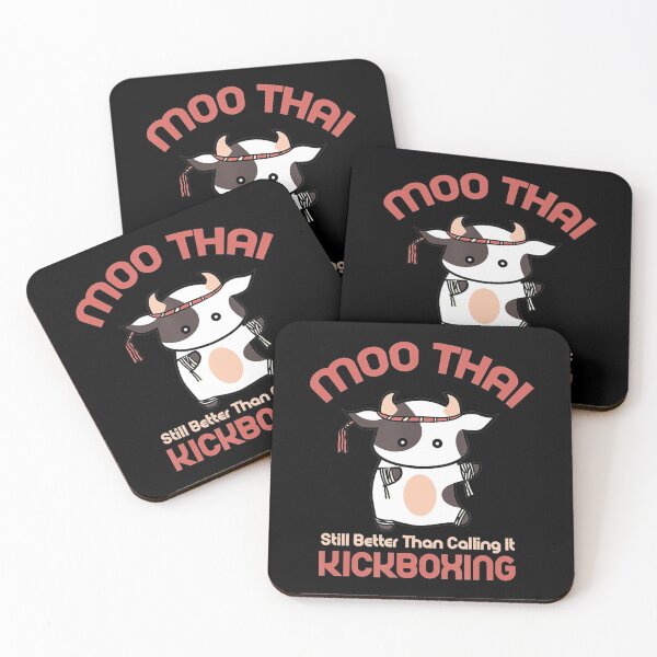 Item preview, Funny Muay Thai Moo Thai Kickboxing designed and sold by JohannesLang.