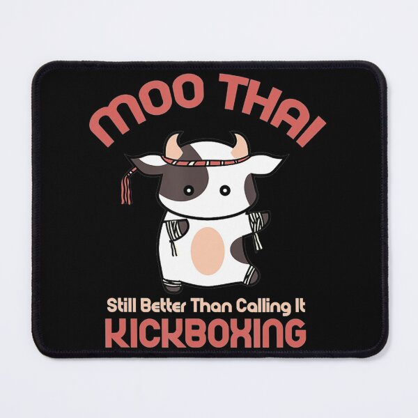 Item preview, Funny Muay Thai Moo Thai Kickboxing designed and sold by JohannesLang.