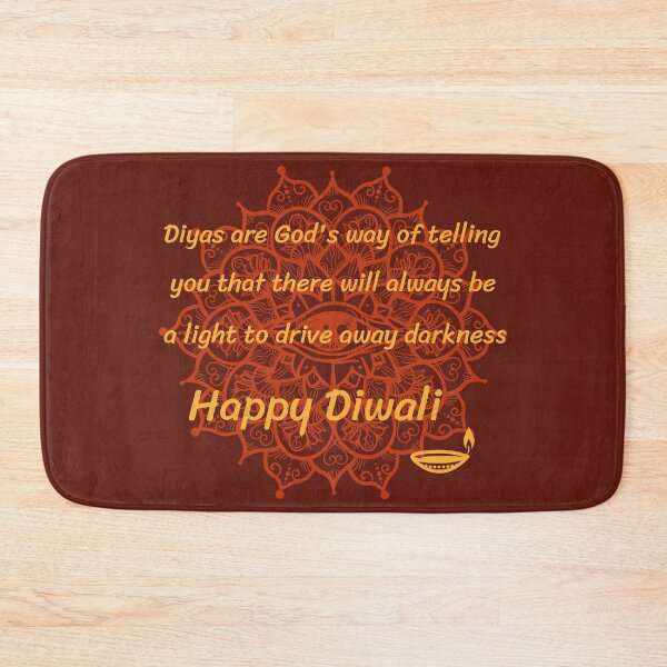 Item preview, Happy Diwali Wishes. Indian Festival of Light Quote designed and sold by Rebel-Design.