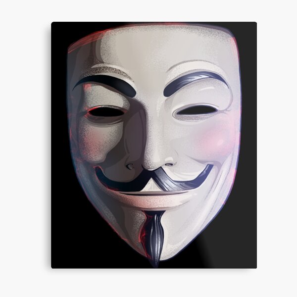 L minas met licas Anonymous Mask Redbubble