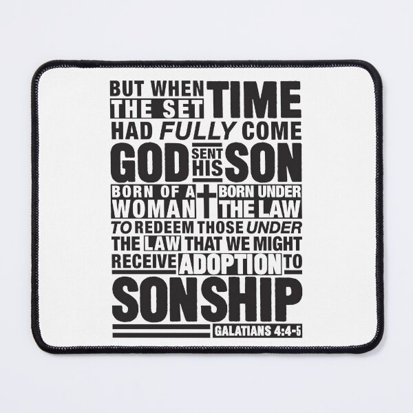 Item preview, Galatians 4:4-5 designed and sold by plushism.